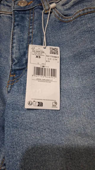 Pantalón vaquero flare Mango Teen