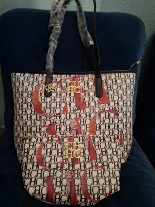 Bolso shopper Carolina Herrera multicolor