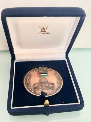 CHILE PALESTINA-1900 2000- MEDALLA CONMEMORATIVA