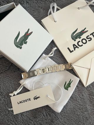 Pulsera Lacoste Plateada - Acero Inoxidable