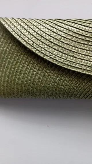 Cartera de fiesta dorada y verde