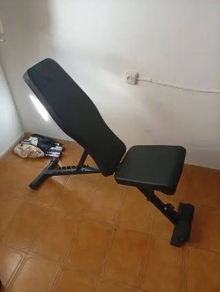 Banco de gimnasio graduable