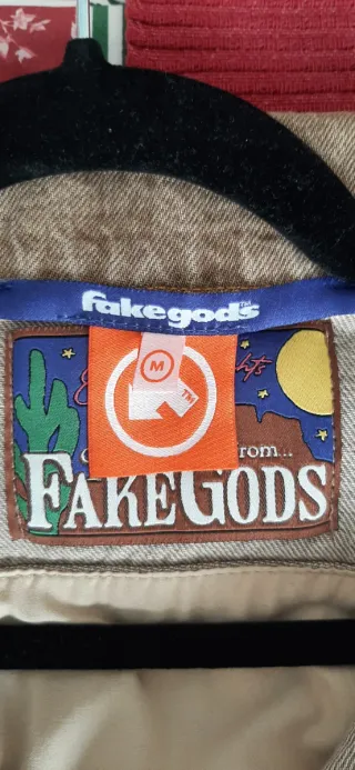 Cazadora Fake Gods Beige