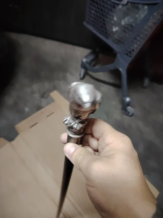 Bastone da passeggio con testa di animale