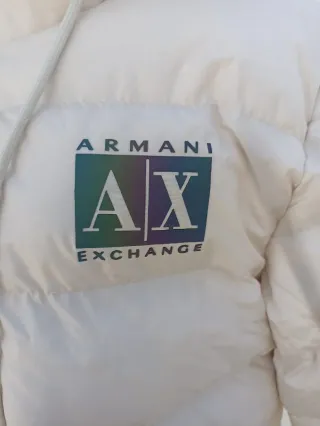 Chaqueta Armani Exchange Beige con Capucha