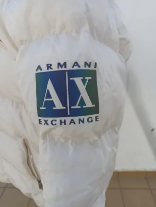 Chaqueta Armani Exchange Beige con Capucha