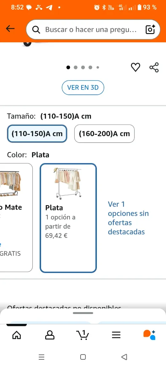 Appendiabiti in Acciaio Inox Robusto