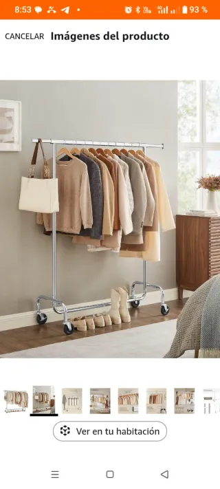 Perchero Acero Inoxidable Robusto