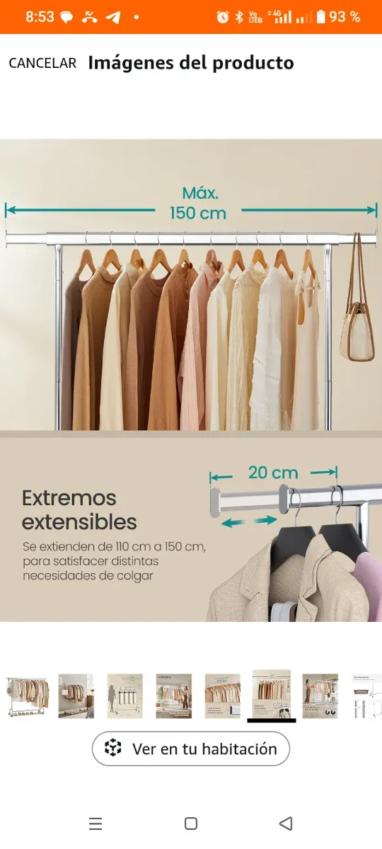 Appendiabiti in Acciaio Inox Robusto