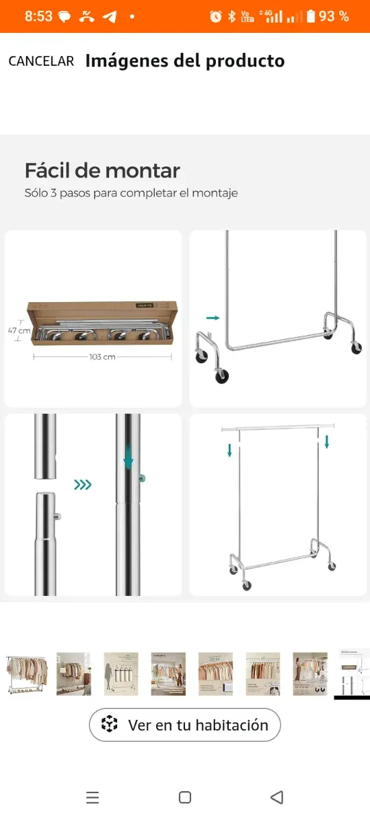 Appendiabiti in Acciaio Inox Robusto