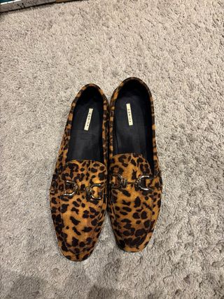 Mocasines Corina leopardo talla 41