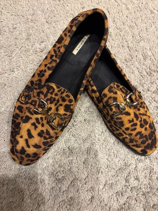 Mocasines Corina leopardo talla 41
