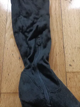 Botas altas fiesta negras talla 37