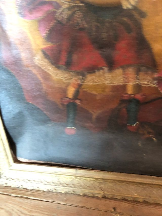 Cuadro Vintage San Miguel Arcángel Lienzo