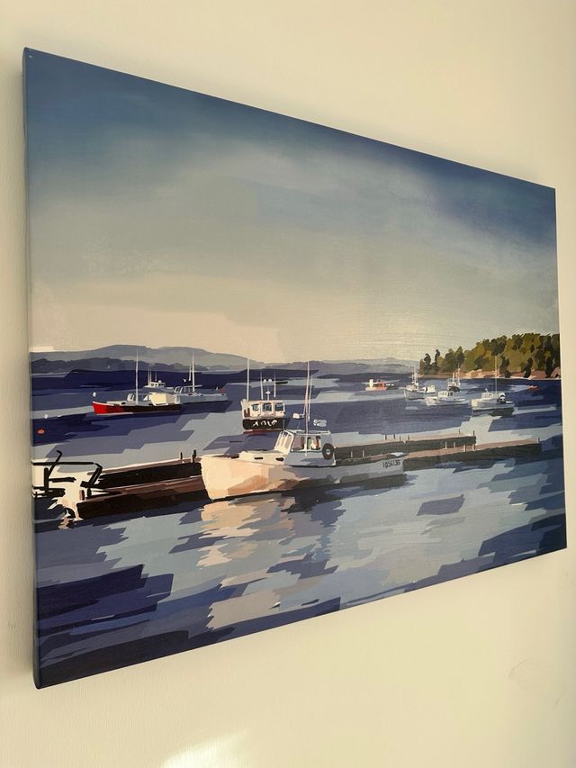 Grande Tela Marina Barche