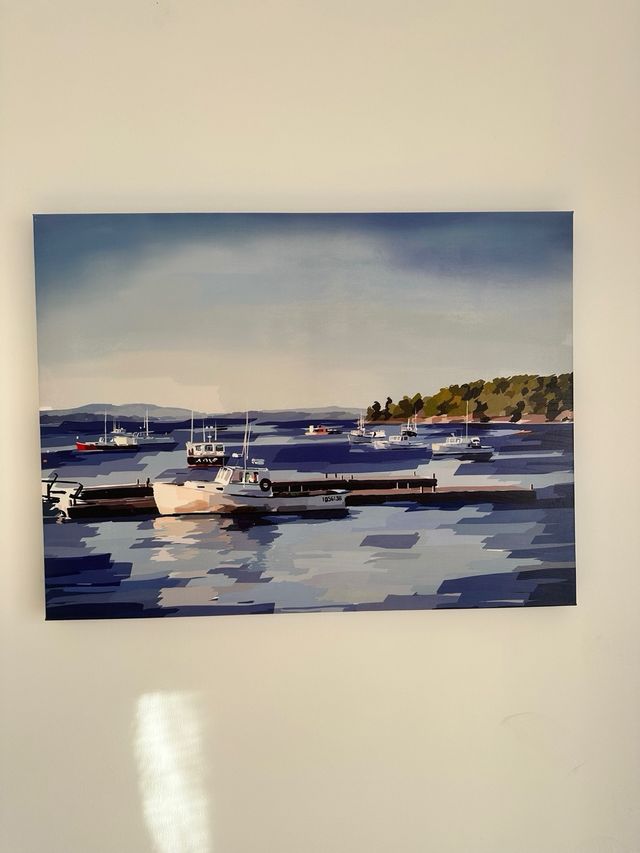 Grande Tela Marina Barche