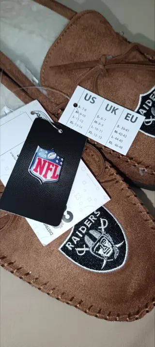 Mocasines Borreguito Raiders Las Vegas FOCO®️