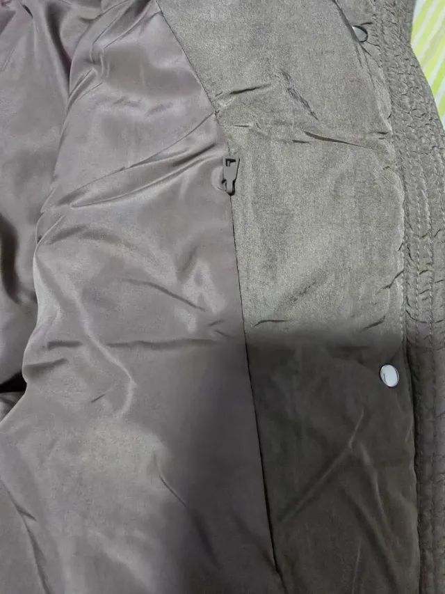 Abrigo Oysho acolchado gris talla L