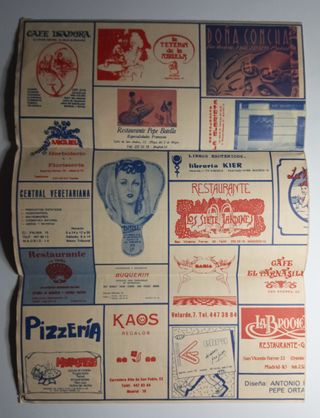 MALASAÑA 1984 - VINTAGE GUIA Y PLANO