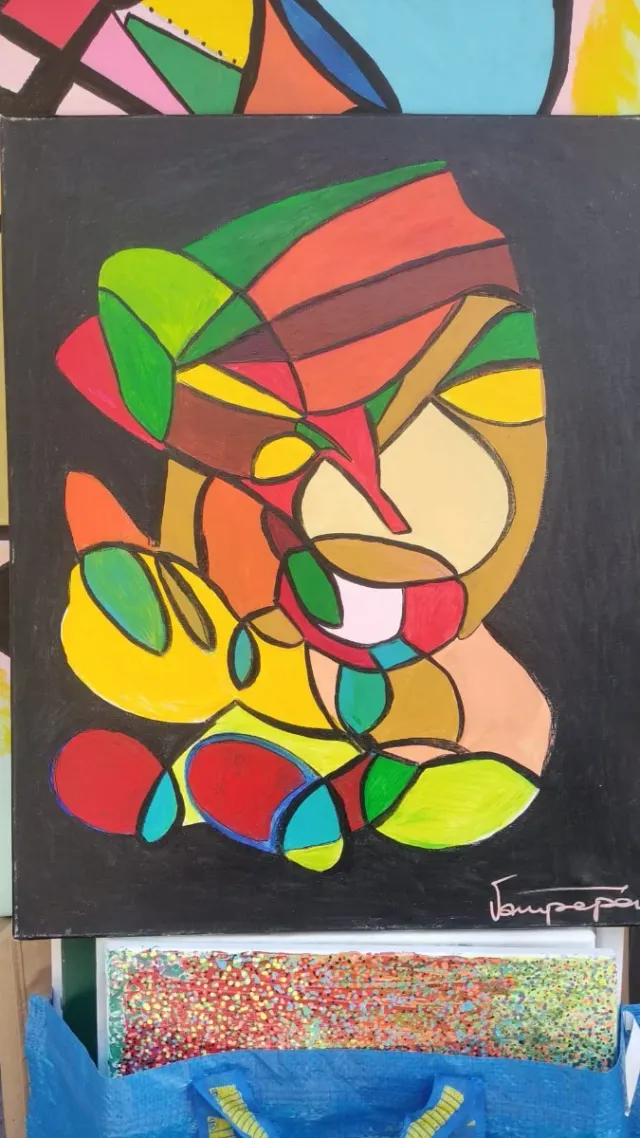 Cuadro abstracto Vampepom