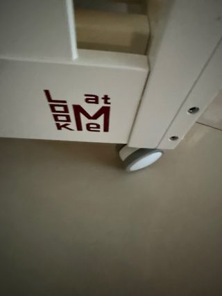 Cuna de colecho blanca