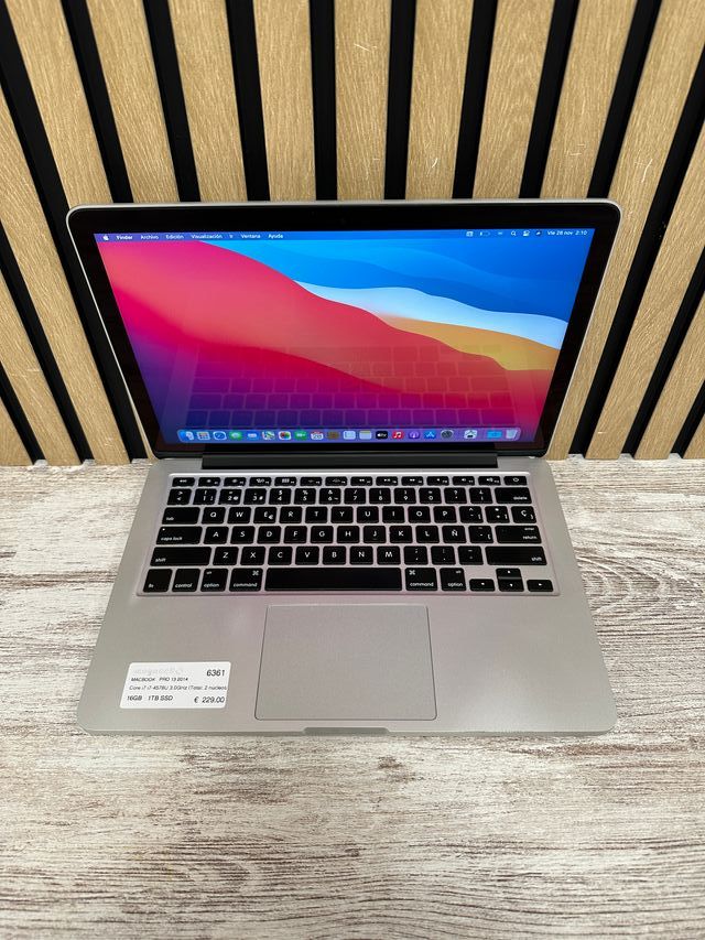 MacBook Pro 13" 2014 i7 16gb 1tb SSD
