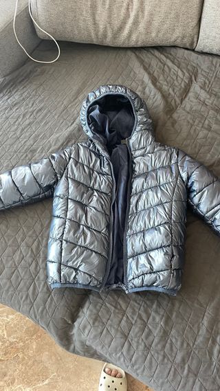 Chaqueta plateada niña 8-9 años