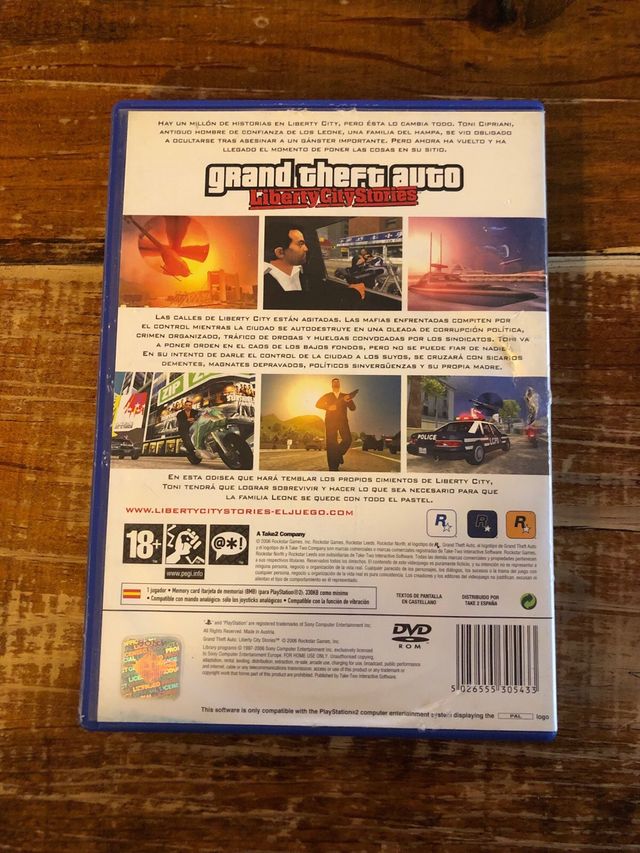 Grand Theft Auto Liberty City Stories PS2