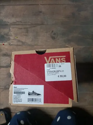 Zapatillas Vans Checkered Talla 36