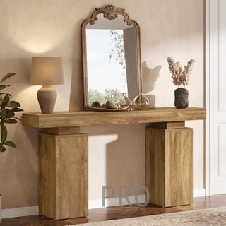 Mesa de consola rústica