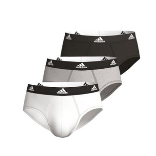 Calzoncillos slip pack 3 Hombre adidas negro