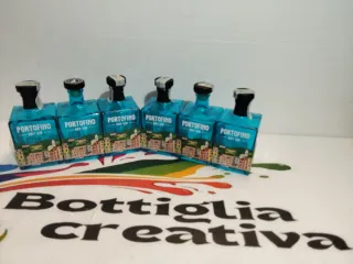 Lotto 6 bottiglie vuote Portofino Dry Gin