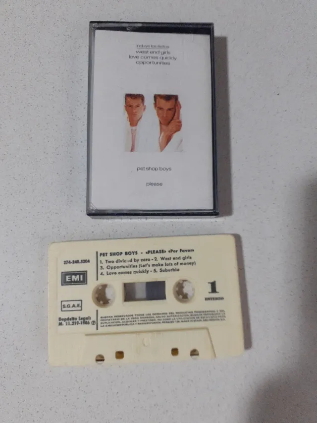 Confezione da 4 nastri cassette dei Pet Shop Boys
