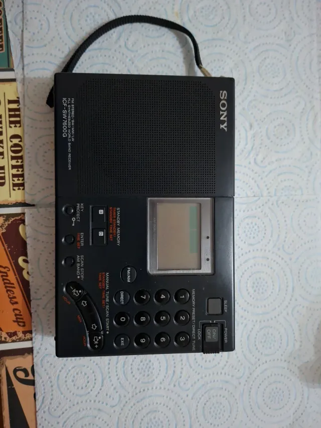 Radio portatile Sony ICF-SW7600G Nero