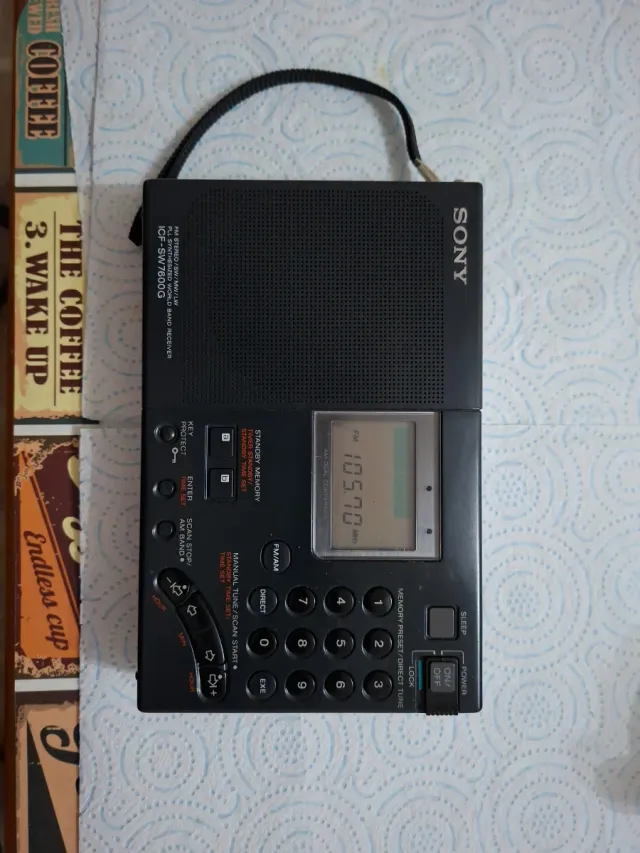 Radio portatile Sony ICF-SW7600G Nero