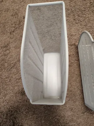 2 Archivadores  revistas Metálicos Gris