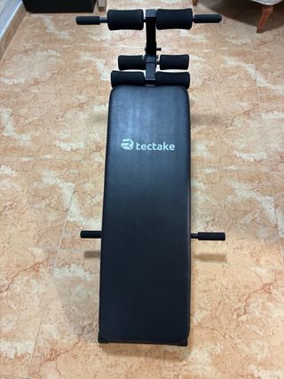 Banco de Abdominales Tectake Negro