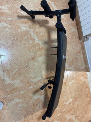 Banco de Abdominales Tectake Negro