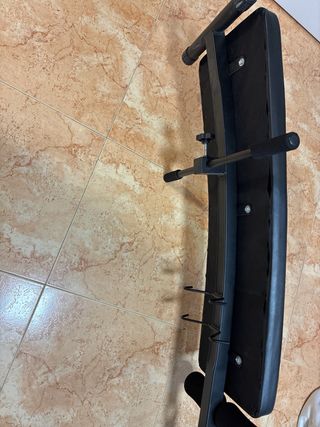 Banco de Abdominales Tectake Negro
