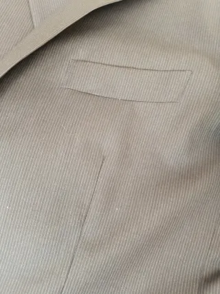 Traje de hombre gris marengo con ralla