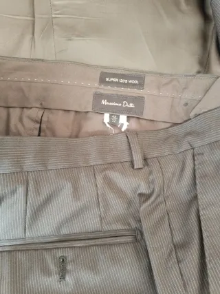 Traje de hombre gris marengo con ralla