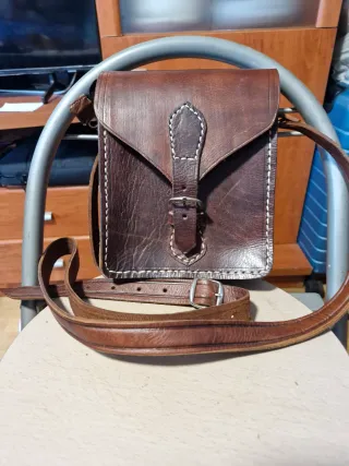 Bolso de cuero hombre