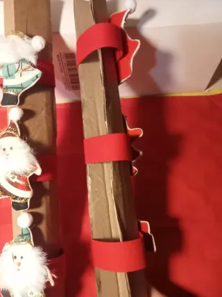 Portatovaglioli Natalizi Segnaposto Babbo Natale