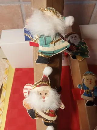 Portatovaglioli Natalizi Segnaposto Babbo Natale