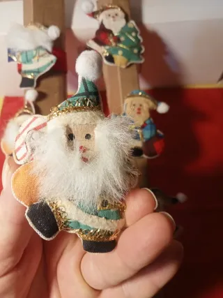 Portatovaglioli Natalizi Segnaposto Babbo Natale