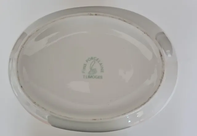 Vaso Limoges Porcellana Fiori