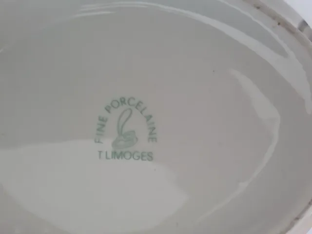 Vaso Limoges Porcellana Fiori