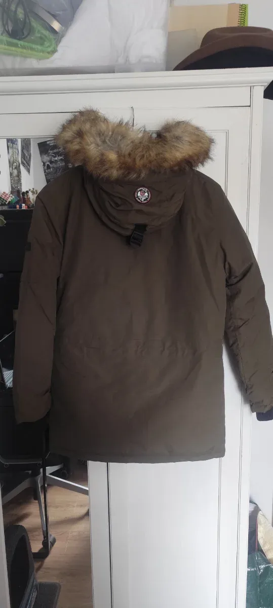 Parka Geographical Norway Talla L Verde Caqui