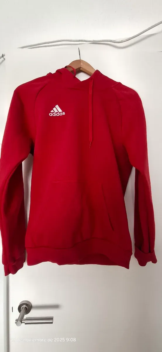 Moletom Adidas Vermelho com Capuz