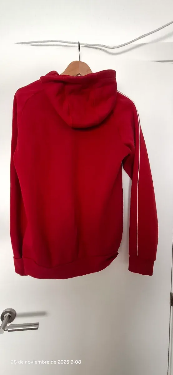 Moletom Adidas Vermelho com Capuz